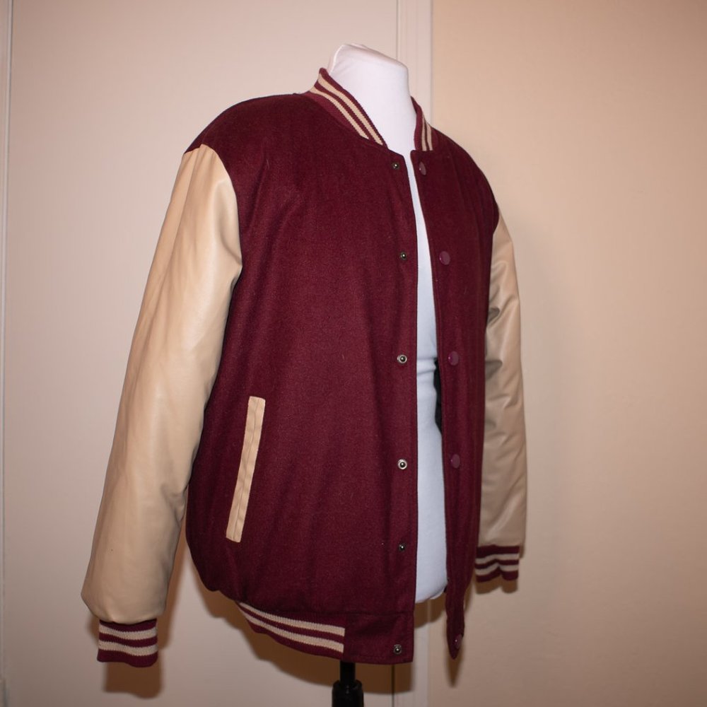 Burgundy Varsity Jacket
